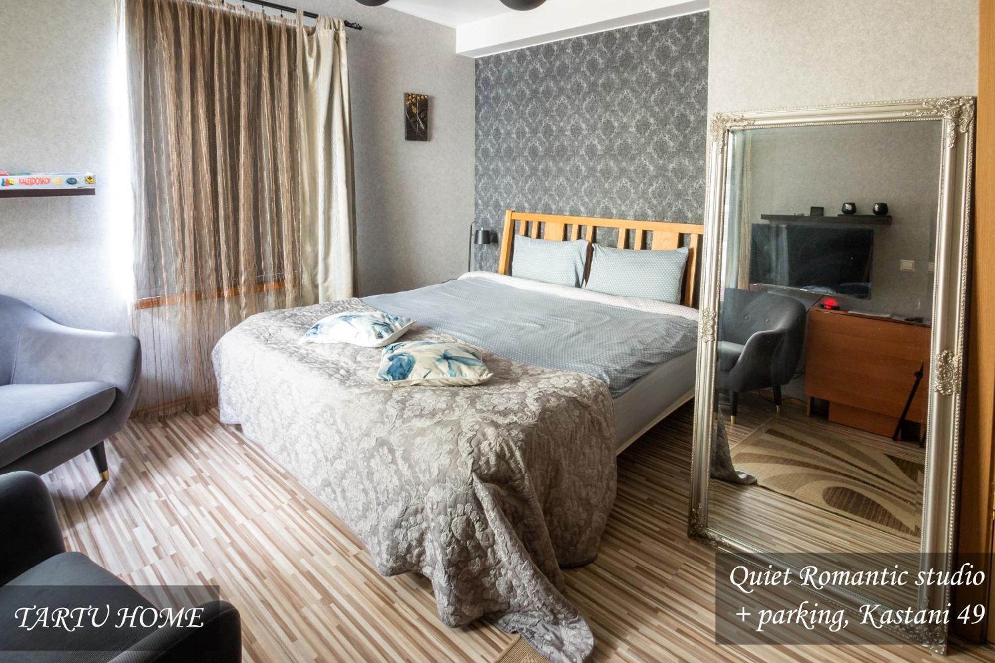 Quiet Romantic Studio Plus Parking, Tartu Home Eksteriør billede