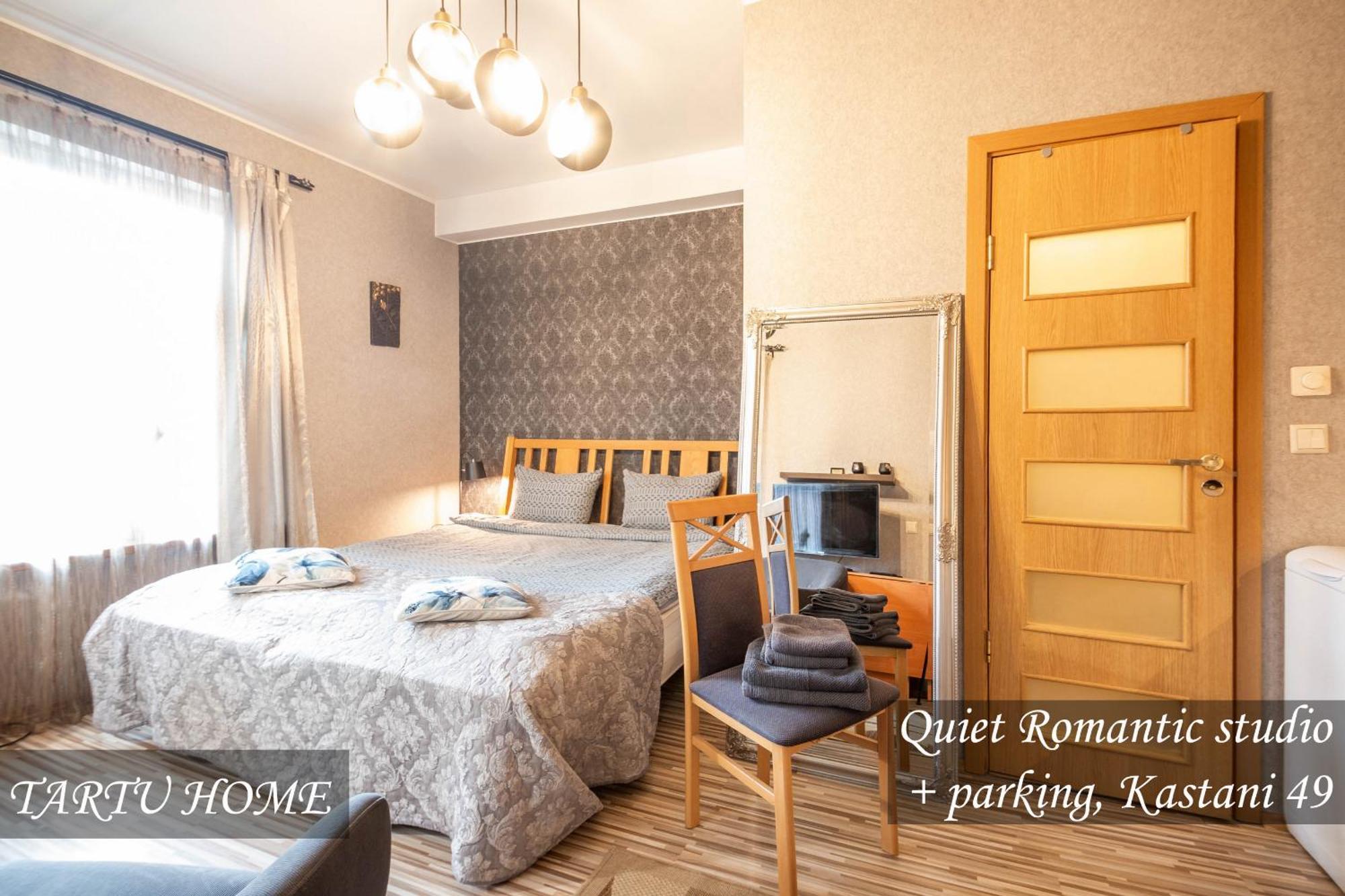 Quiet Romantic Studio Plus Parking, Tartu Home Eksteriør billede